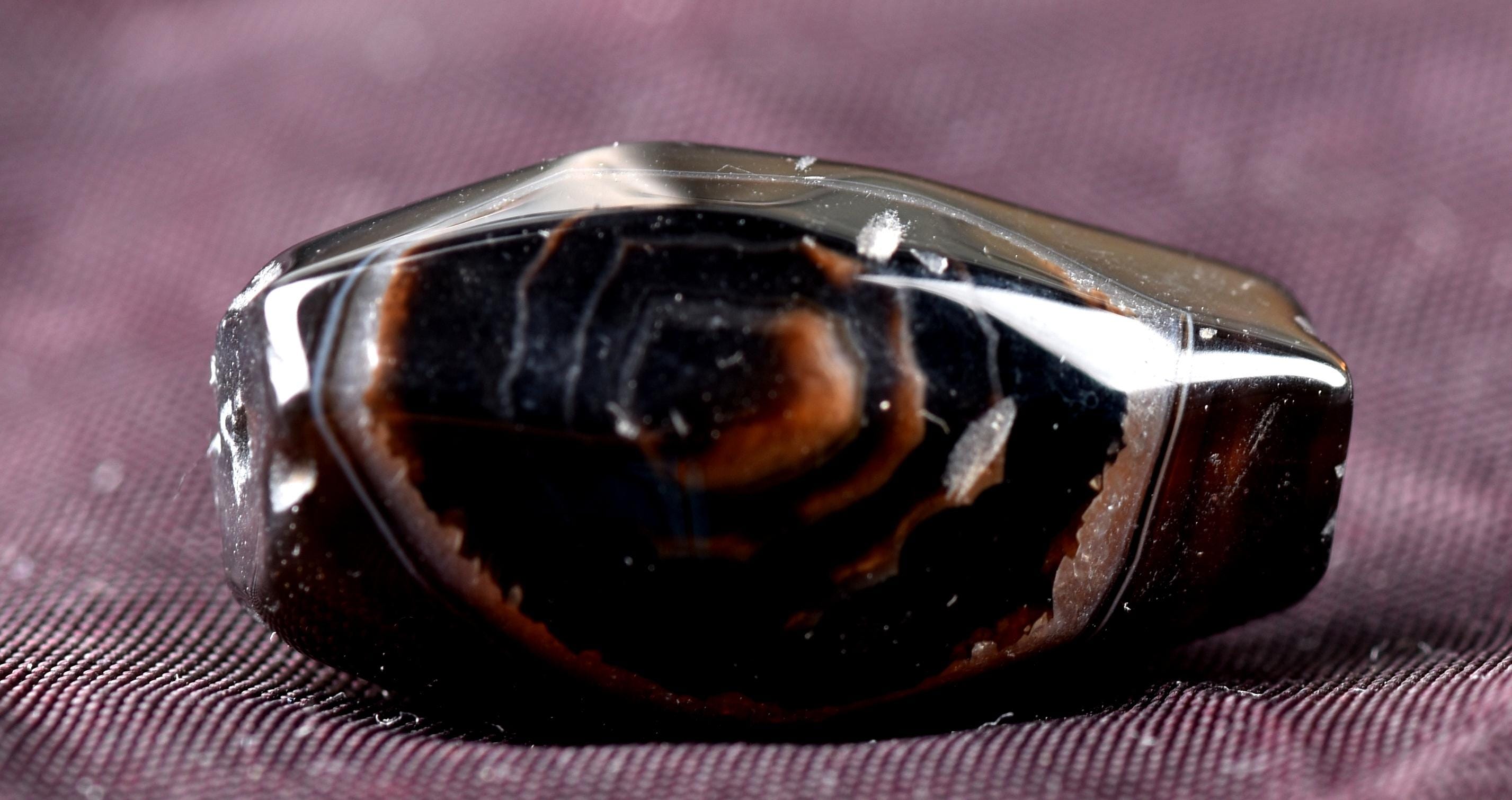 Mystic old  Sulemani  stone/dzi bead / bhaisajyaguru  shaman protection reach patina  #7389