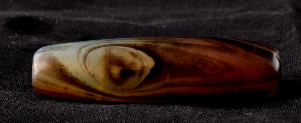 Mystic old  Sulemani  stone/dzi bead / bhaisajyaguru  shaman protection reach patina ''evil eye'' #7396