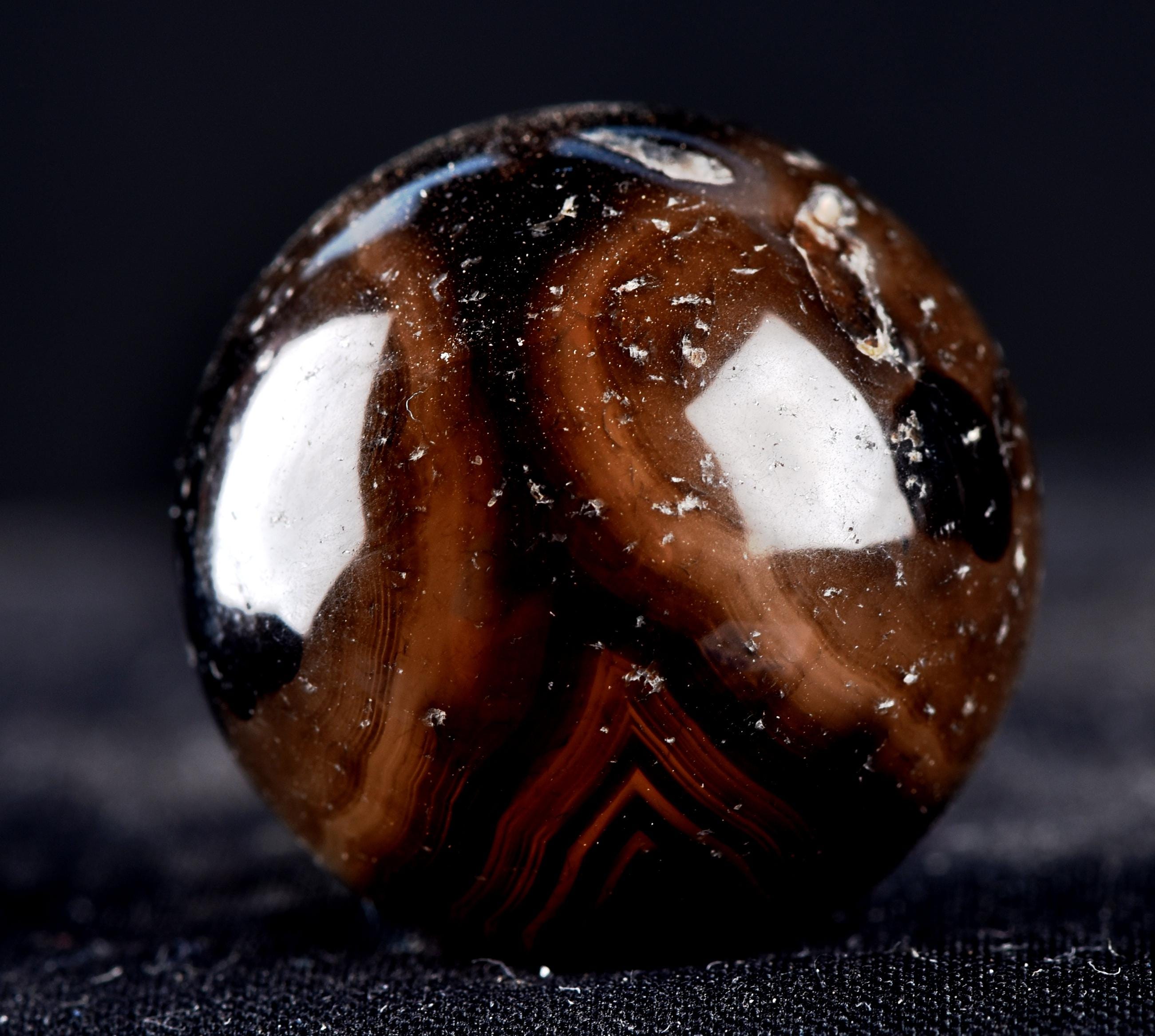 Rare Mystic Sulemani ''evil eye'' sphere  bhaisajyaguru soloman stone shaman protection #7348