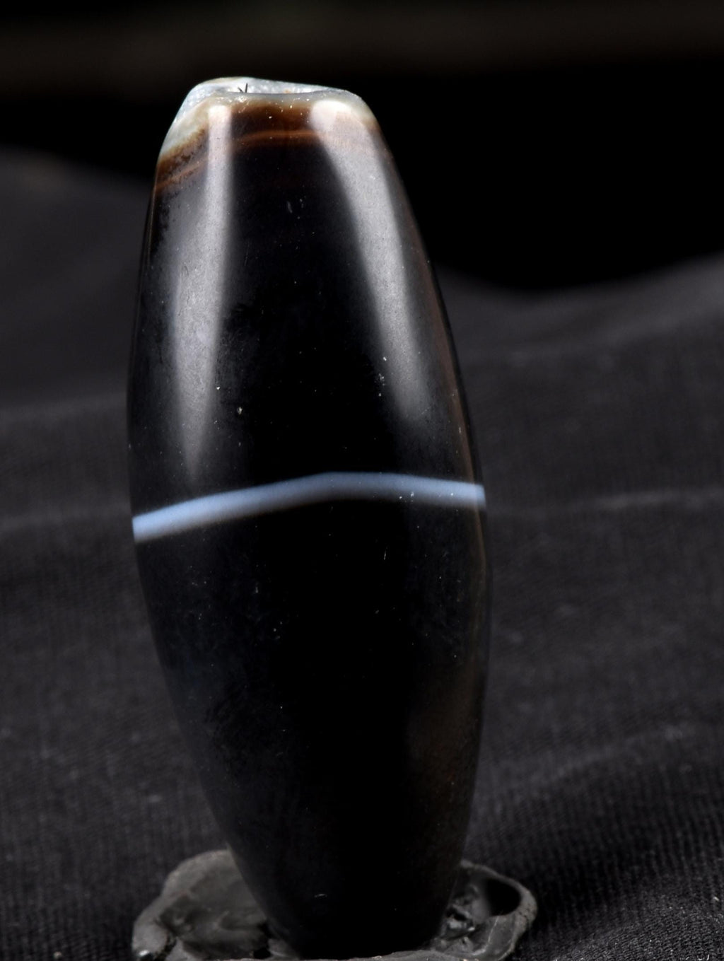 Mystic old  Sulemani  stone/dzi bead / bhaisajyaguru  shaman protection reach patina #7402