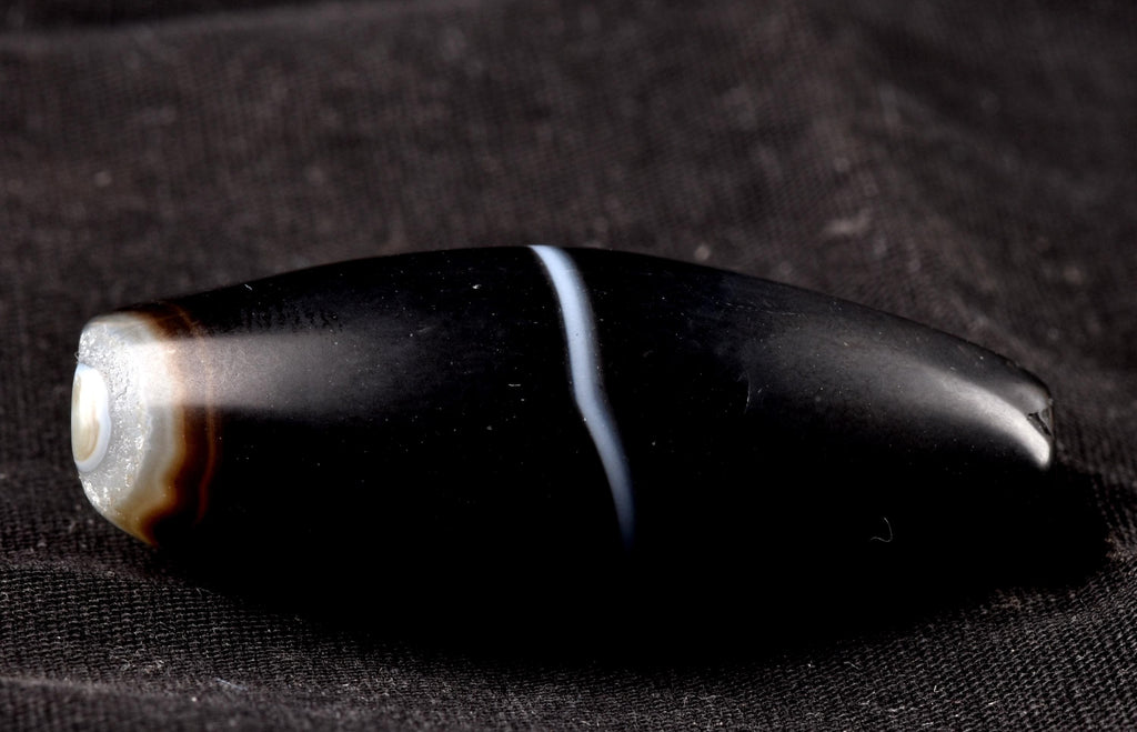 Mystic old  Sulemani  stone/dzi bead / bhaisajyaguru  shaman protection reach patina #7402