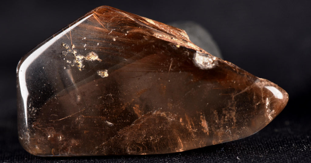 Himalayan smoky quartz devic with rutile and rainbow inclusions Himalayan wisdom  #7319