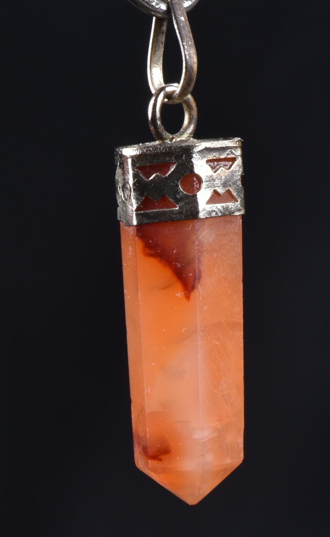 Carnelian mystic pendant strength courage creativity Carnelian  for strength  #7491
