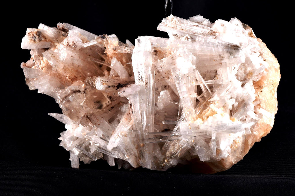 Natrolite flower with apophylite inbuilt  on stilbie base  high energy crystal healing ,third eye meditation 6713