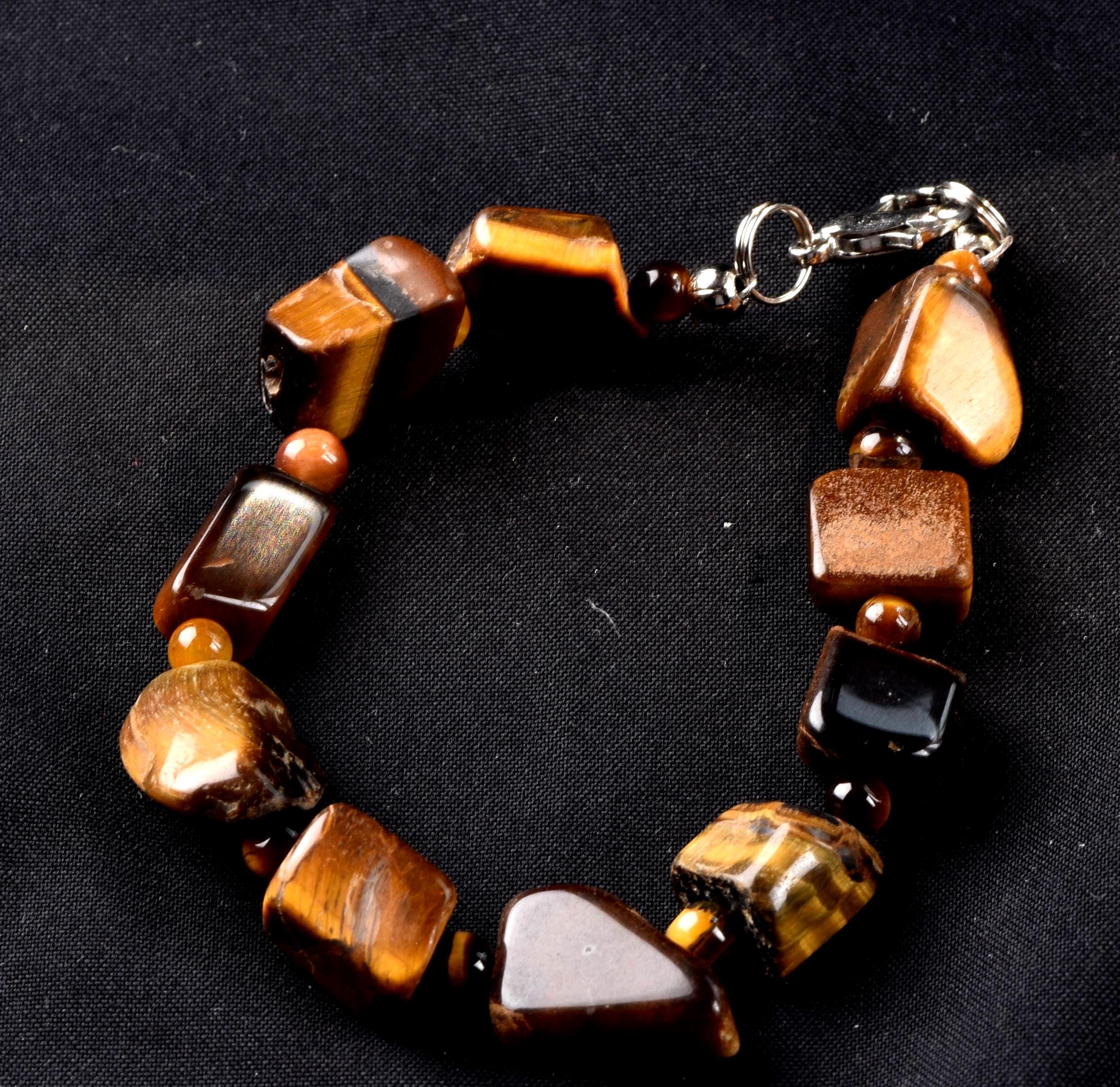 tiger eye  bracelet  self-confidence   motivation heal relationship # 6832