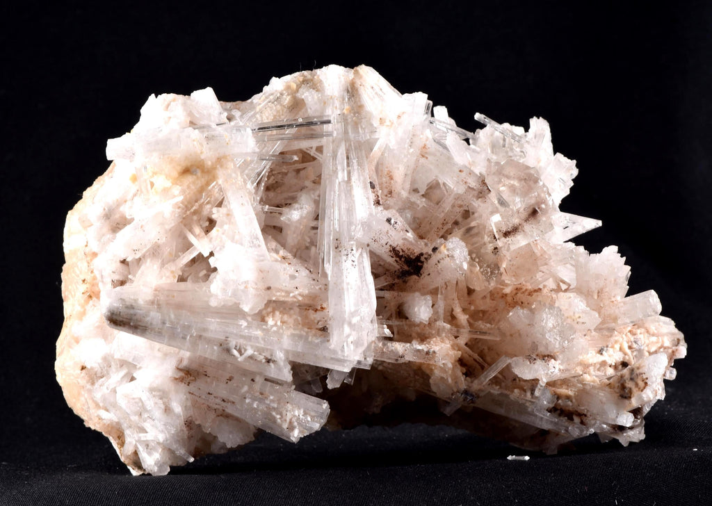Natrolite flower with apophylite inbuilt  on stilbie base  high energy crystal healing ,third eye meditation 6713