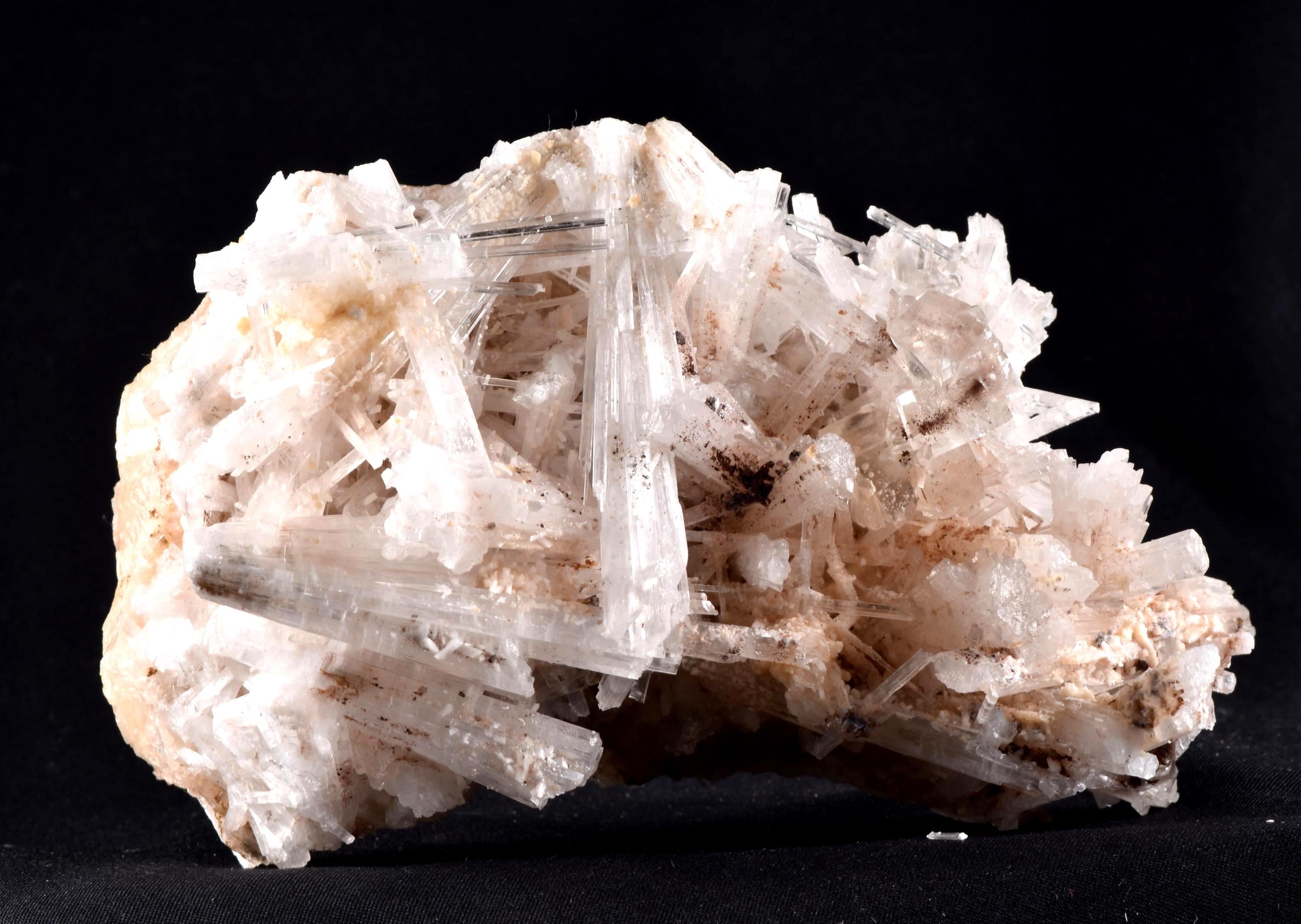Natrolite flower with apophylite inbuilt  on stilbie base  high energy crystal healing ,third eye meditation 6713