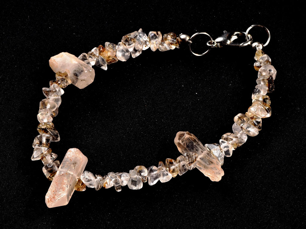 Satyaloka   with himalayan miniature crystal bracelet  synergy 12  #6841