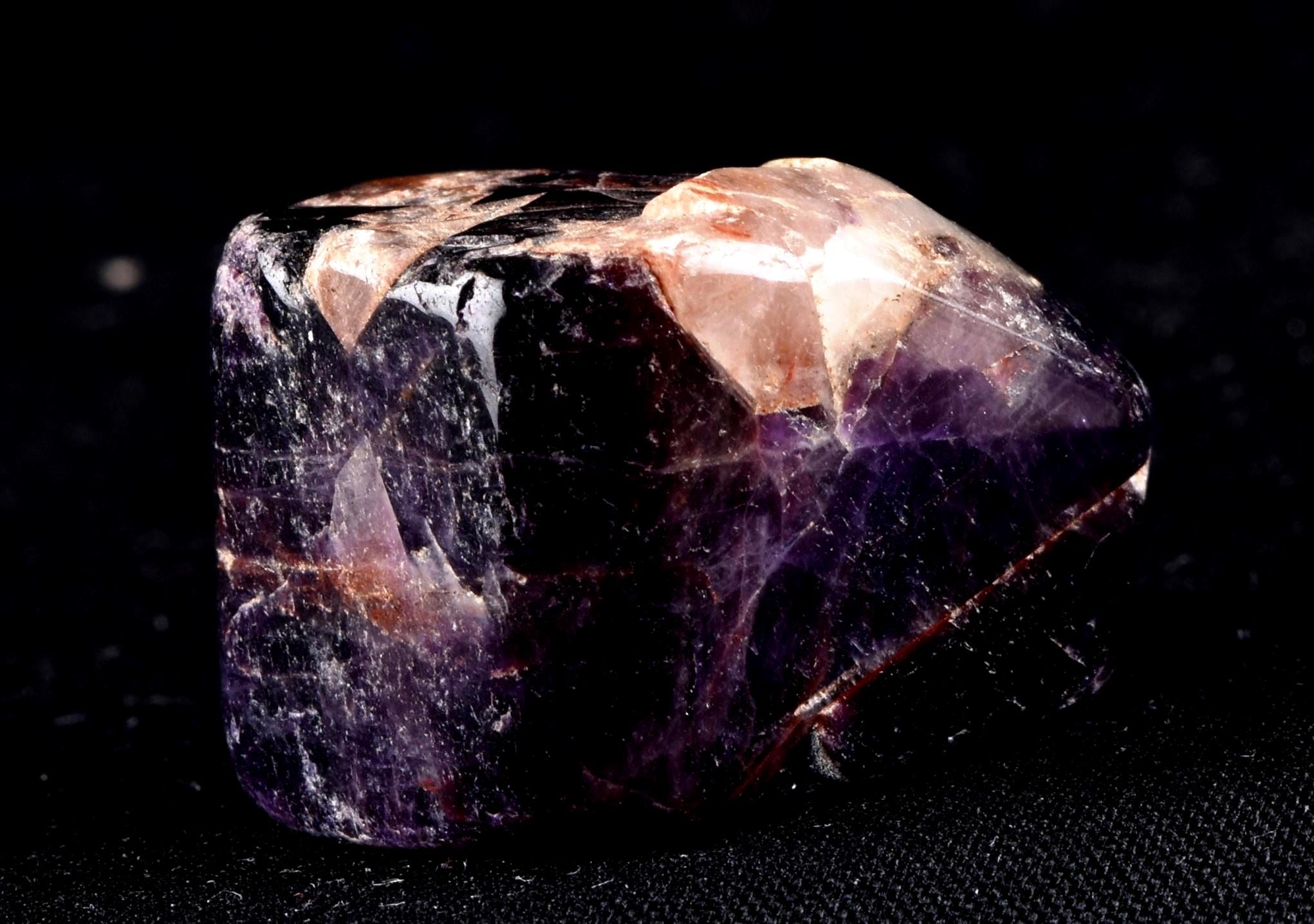 Super seven Melody stone 7 chevron pocket tumble crystal healing reiki chakra psychic abilities spiritual elevation #7176