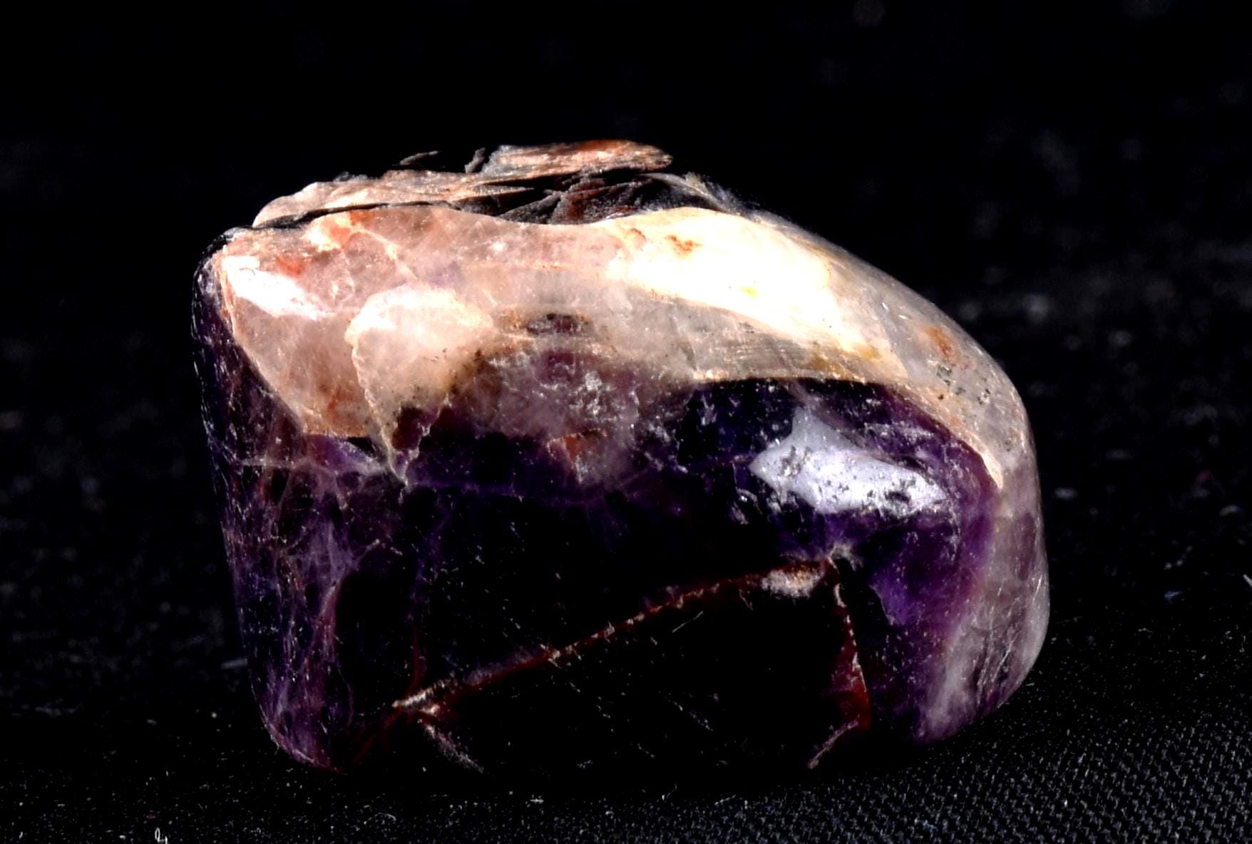 Super seven Melody stone 7 chevron pocket tumble crystal healing reiki chakra psychic abilities spiritual elevation #7176