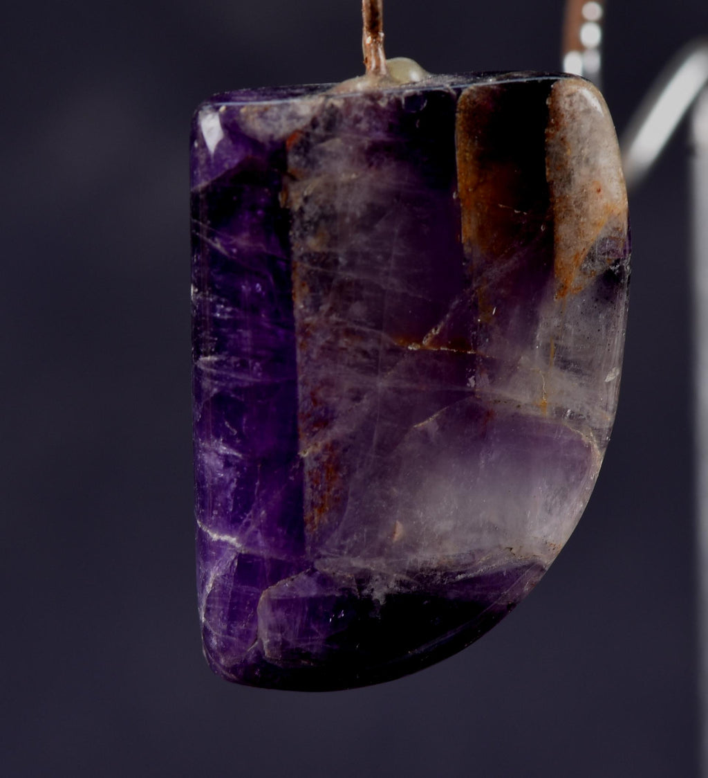 Super seven melody stone  chevron   pendant  psychic abilities spiritual elevation   7651