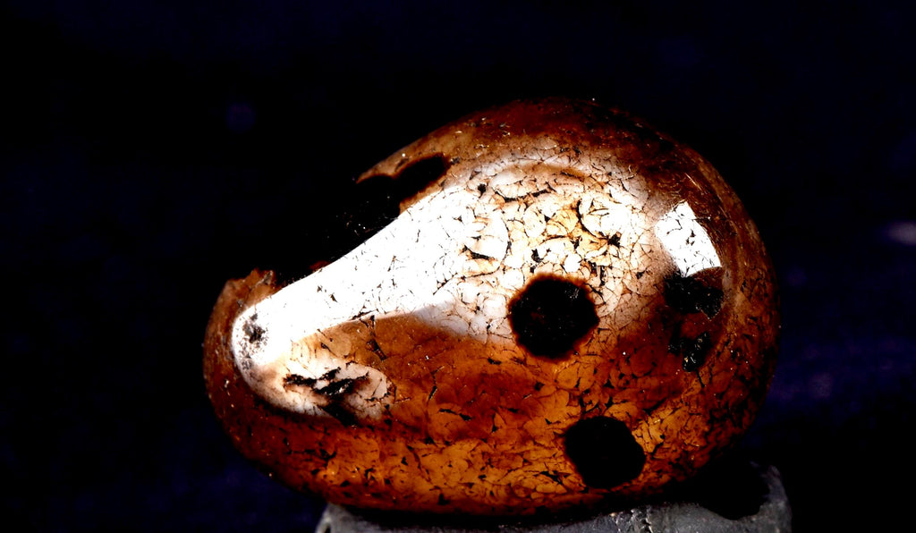 Rare old Mystic Sulemani  stone  bhaisajyaguru soloman stone evil eye shaman protection reach patina  #7685