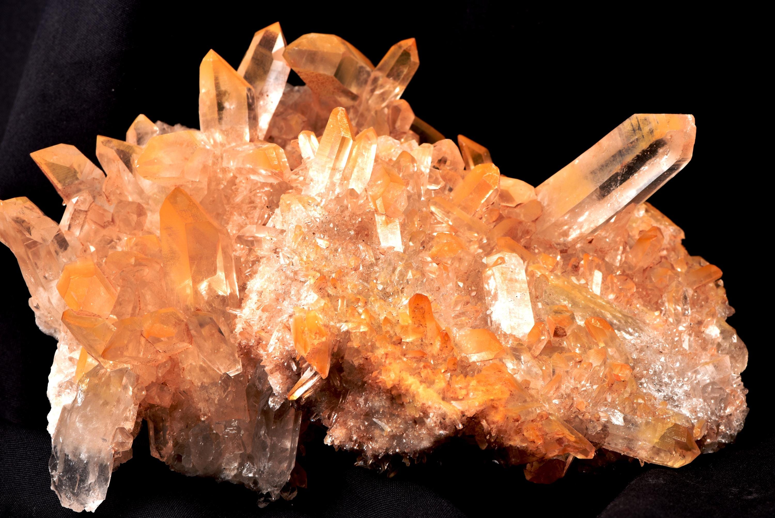 Flower Of Life Himalayan  pink/gold Quartz | Communication  Between Worlds | Powerful Healing Crystal Energy Amplifier Unique 7715