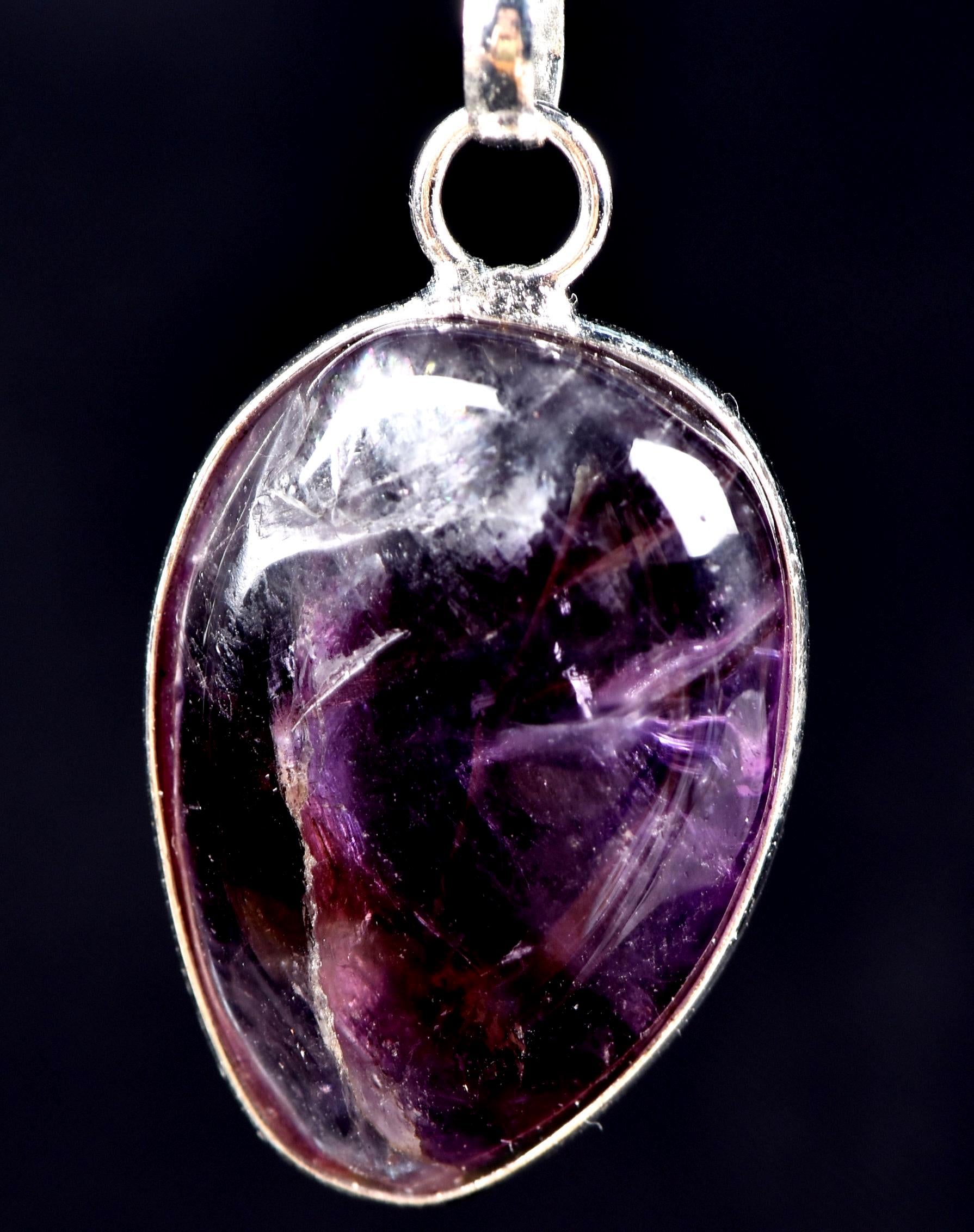 Super seven melody stone  chevron   pendant  psychic abilities spiritual elevation   7732