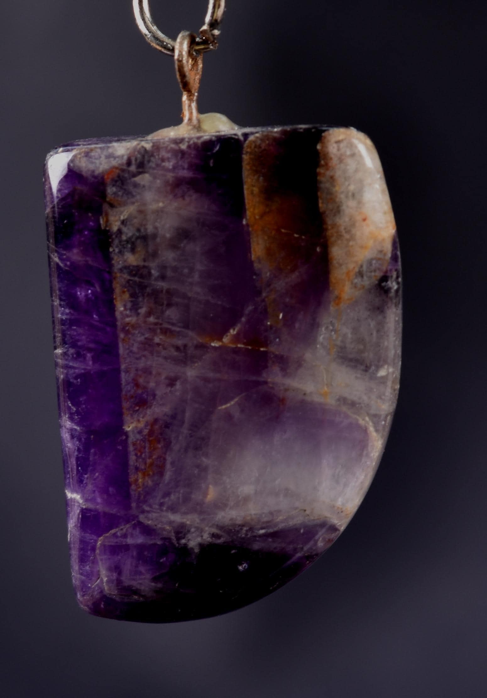 Super seven melody stone  chevron   pendant  psychic abilities spiritual elevation   7651