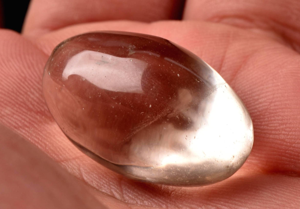 Satyaloka satyamani smoky quartz scrying devic mirror Lingam   High frequency synergy 12 crystal ''sat-chit -ananda   7659