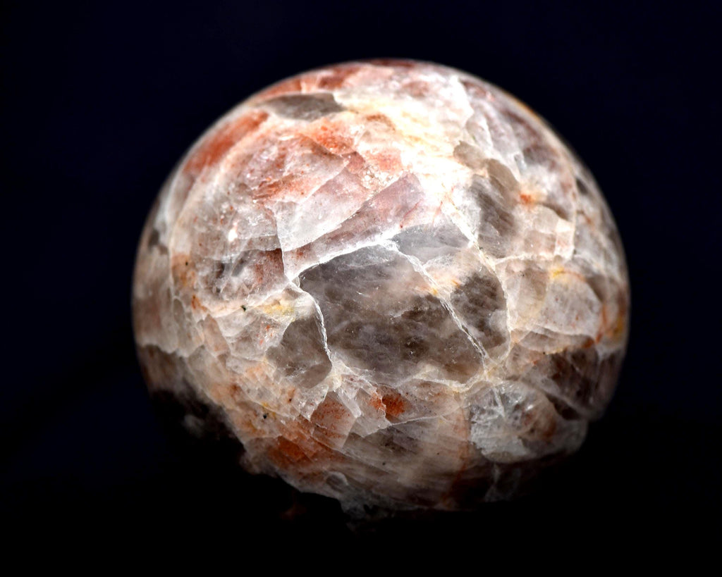 chatoyant Moon stone sphere  inner growth peace and strength. #6735