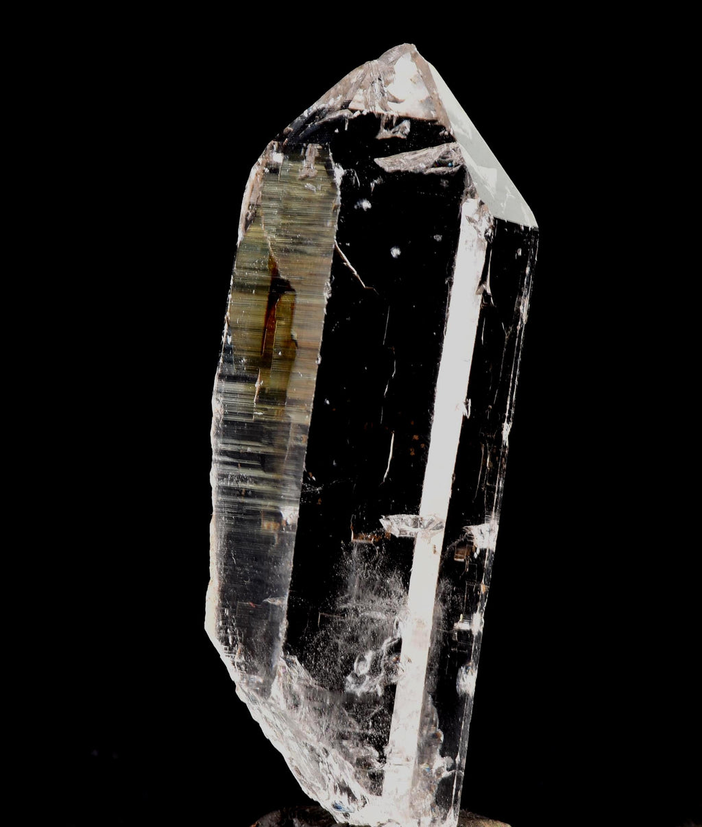 Himalayan  High Frequency Very Powerful  silver lemurian quartz rainbows keys, devic kingdom ancient wisdom #7523
