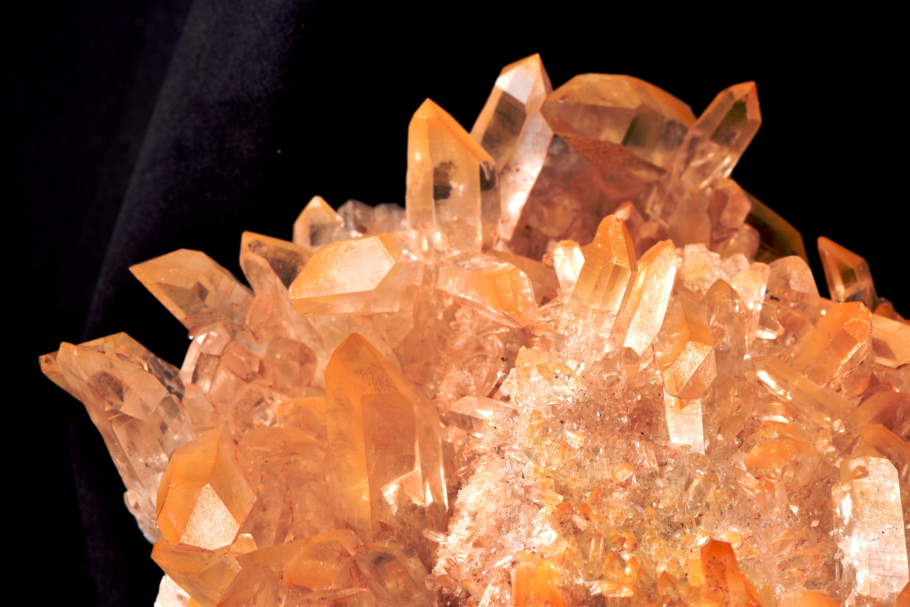 Flower Of Life Himalayan  pink/gold Quartz | Communication  Between Worlds | Powerful Healing Crystal Energy Amplifier Unique 7715