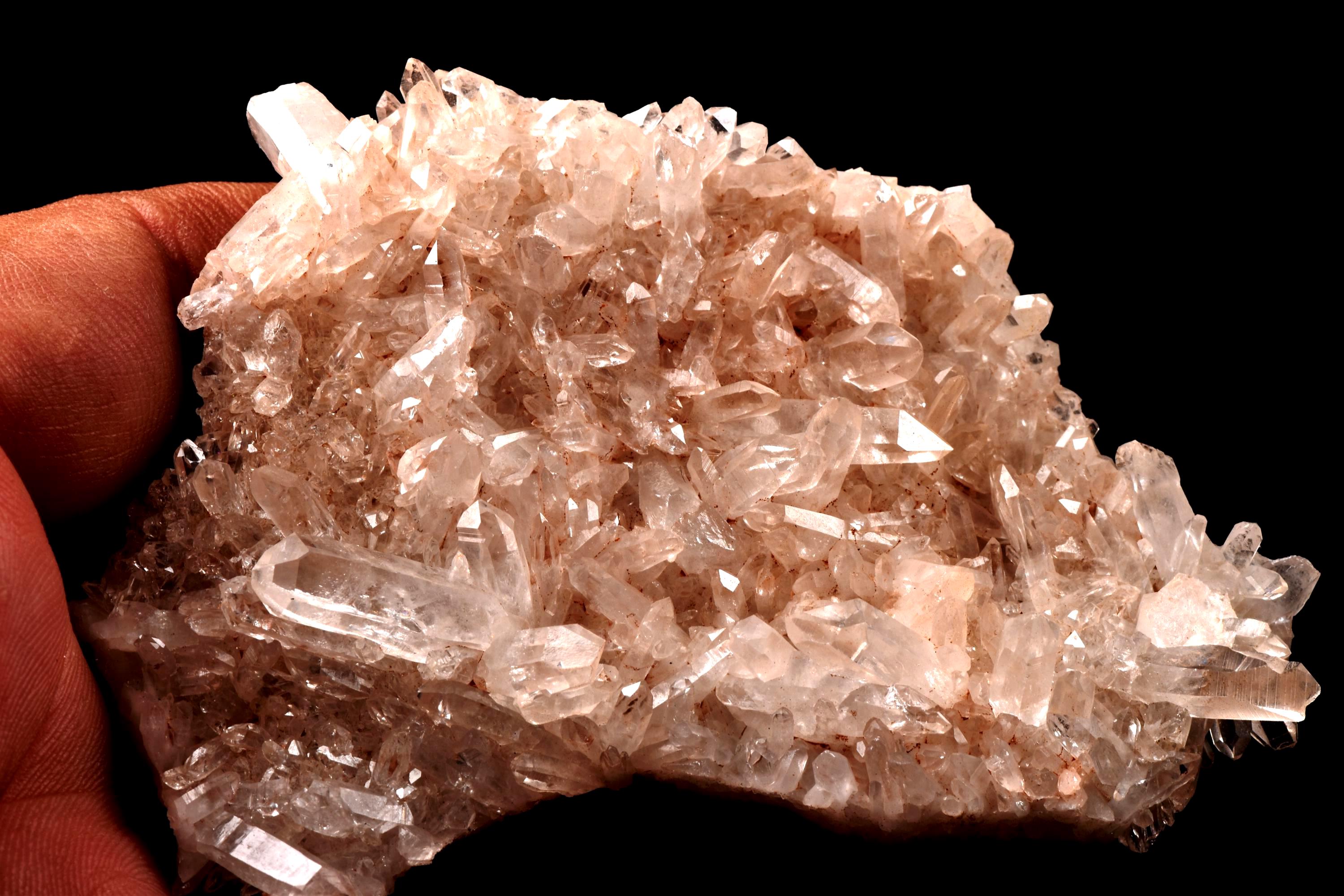 Himalayan  pink floater holistic stimulate inspiration, love ,heart chakra healing, gift crystal #7722