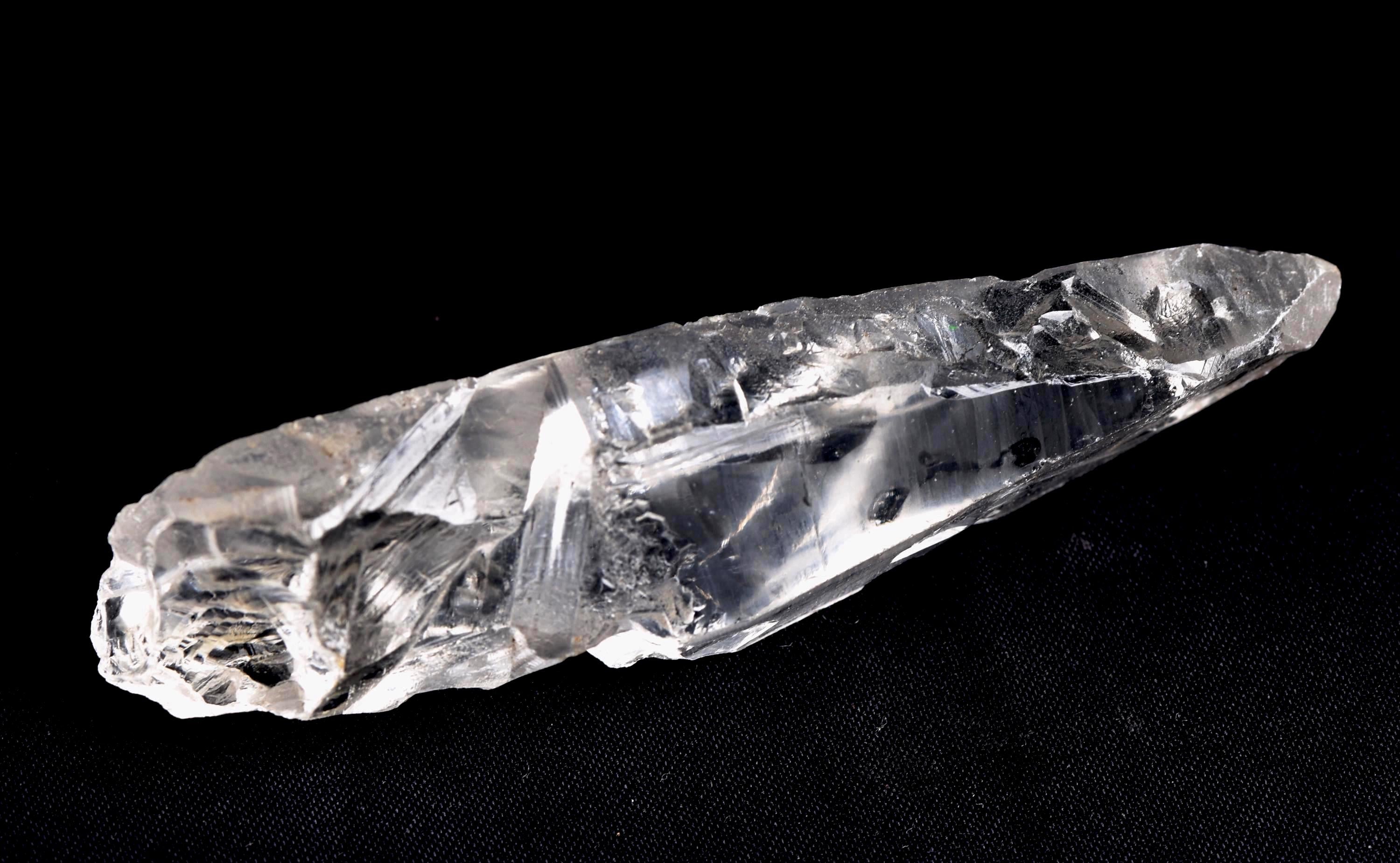 Himalayan silver laser tabby quartz keys, starbrary doorways  #7636