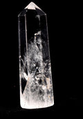 Himalayan wisdom quartz  6 sided   devic mirror obelisk wand   7802