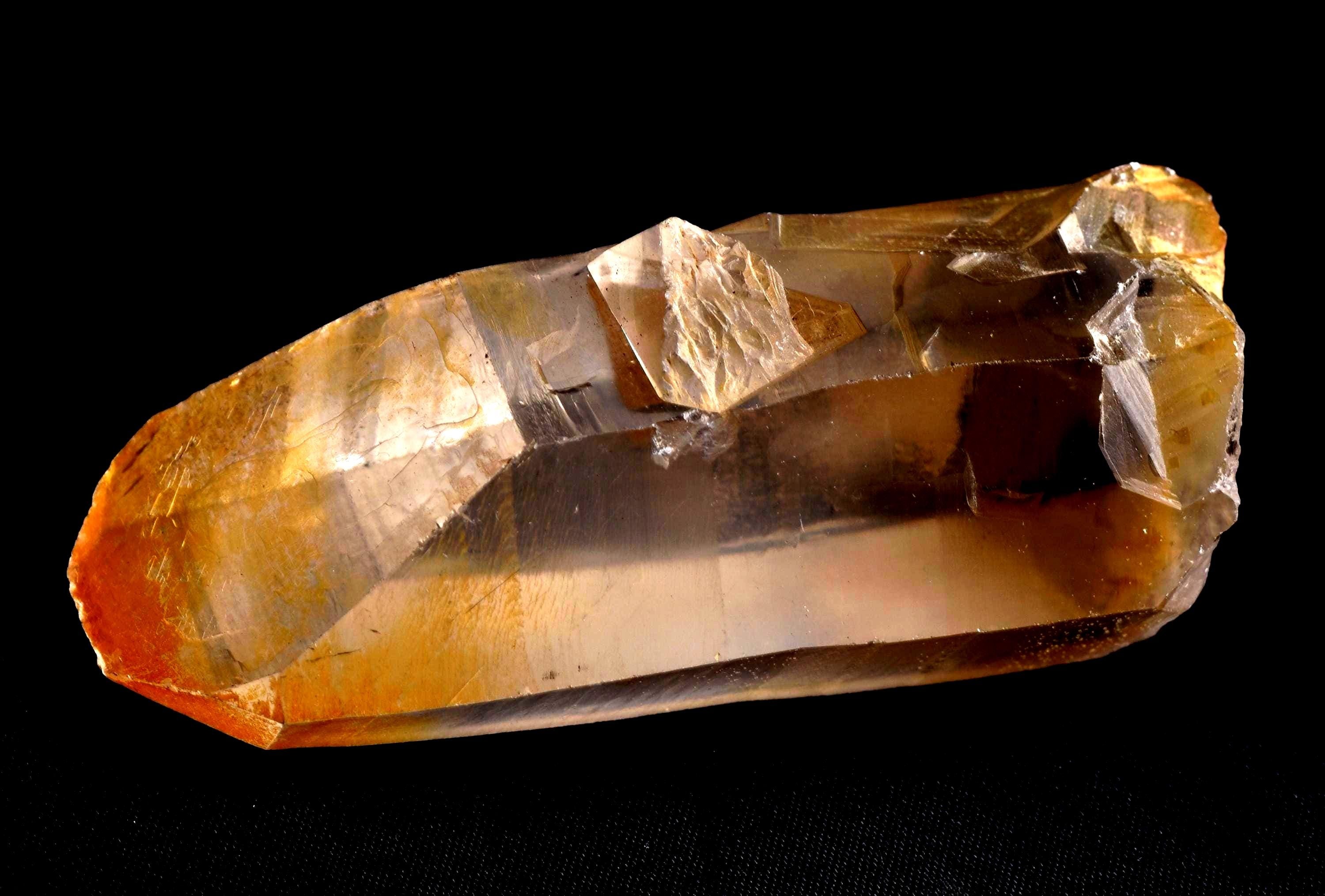 Himalayan  lemurian golden healer silver frosted rainbow  manifestation holistic Ascension  crystal # 7634