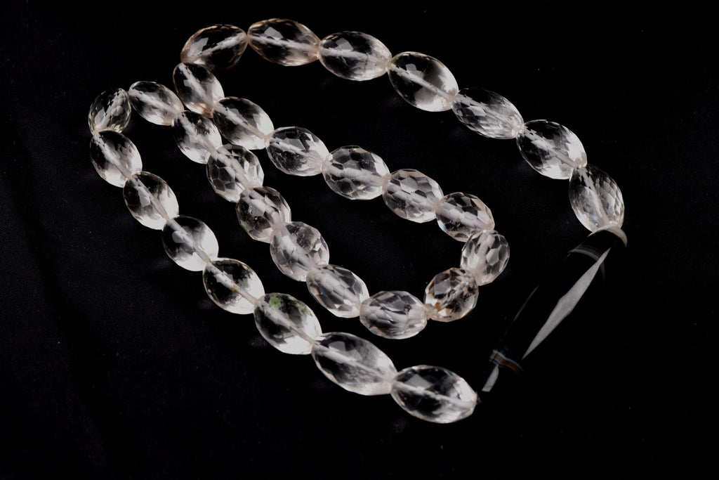 Satyaloka faceted   necklace with dzi,sulemani center bead  synergy 12  #7771