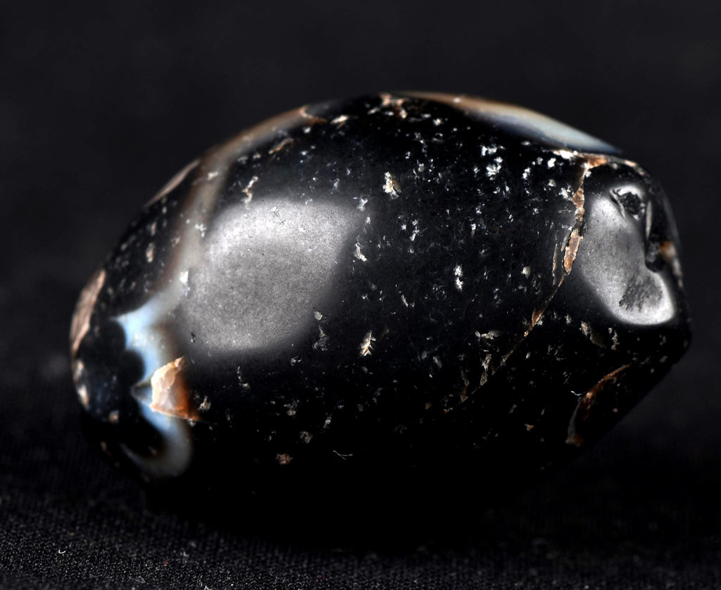 Mystic old  Sulemani  stone/dzi bead / bhaisajyaguru  shaman protection reach patina  #7813
