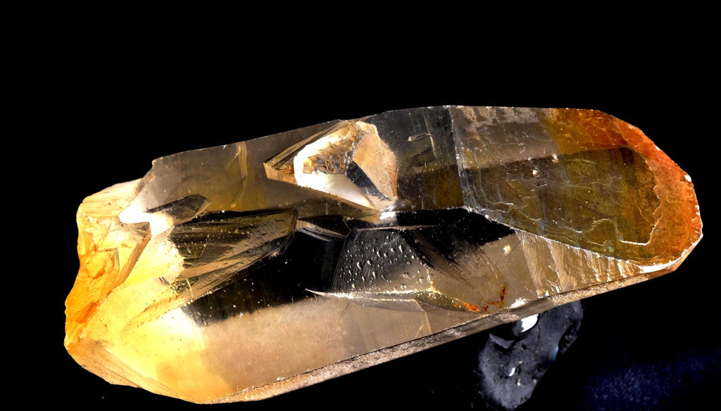 Himalayan  lemurian golden healer silver frosted rainbow  manifestation holistic Ascension  crystal # 7634