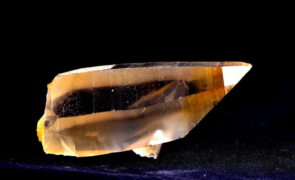 Himalayan  lemurian golden healer silver frosted rainbow  manifestation holistic Ascension  crystal # 7634