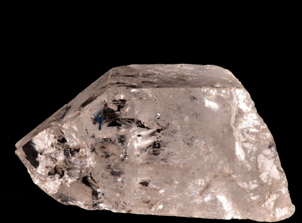 Himalayan  High Frequency Very Powerful  silver lemurian warrior quartz rainbow ancient wisdom #7607