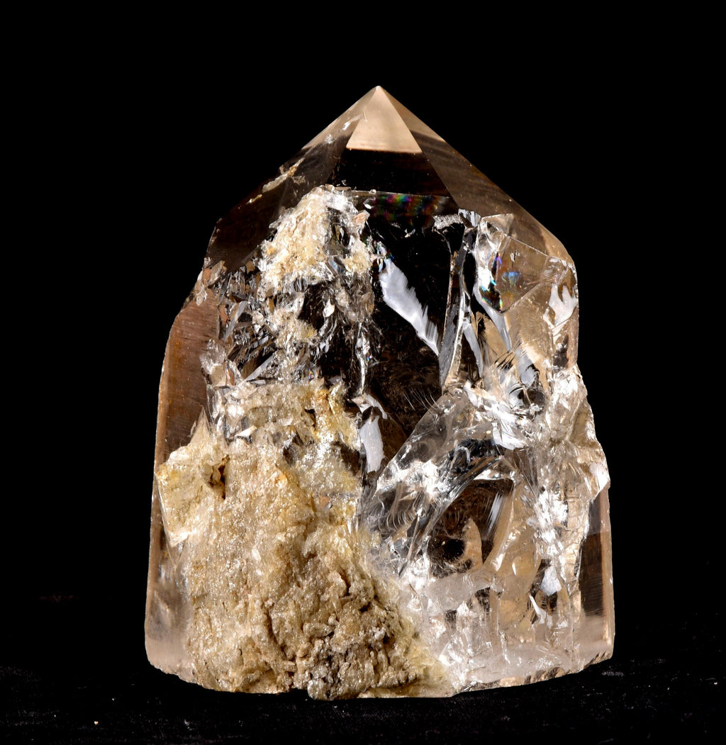 Himalayan smoky bernacle quartz  rainbow genrator with devic windows ancient  wisdom.#7913