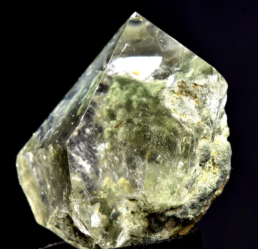 Himalayan green chlorite phantom  flower  purifying, detoxifying cleanse the aura, chakras and energy meridians  Himalayan wisdom   7871