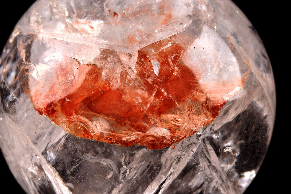 Himalayan  golden healer / Agnitite pink/gold Rainbow, sphere  supra mental manifestation  # 7868