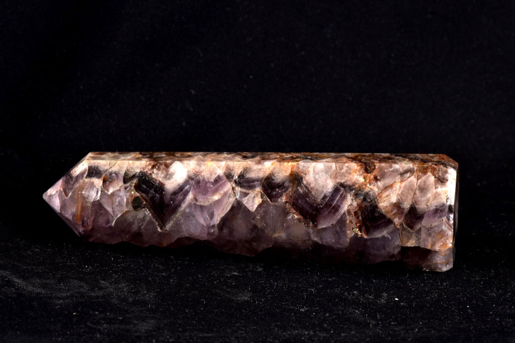 Super seven 7 melody stone  psychic abilities spiritual elevation  chevron eight  sided obelisk #  7236