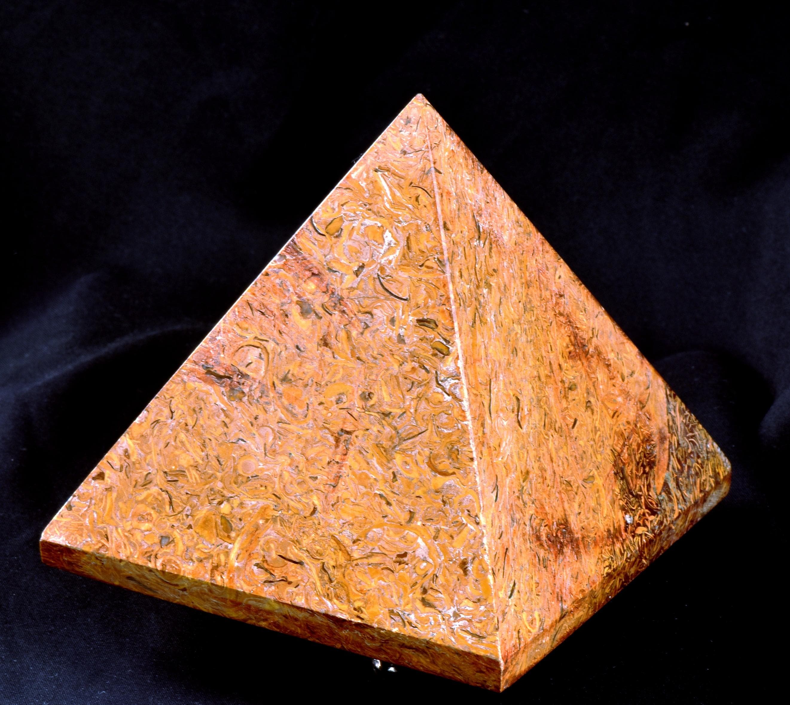 Natural Mirium stone callygraphy stone Mystic Pyramid  7958