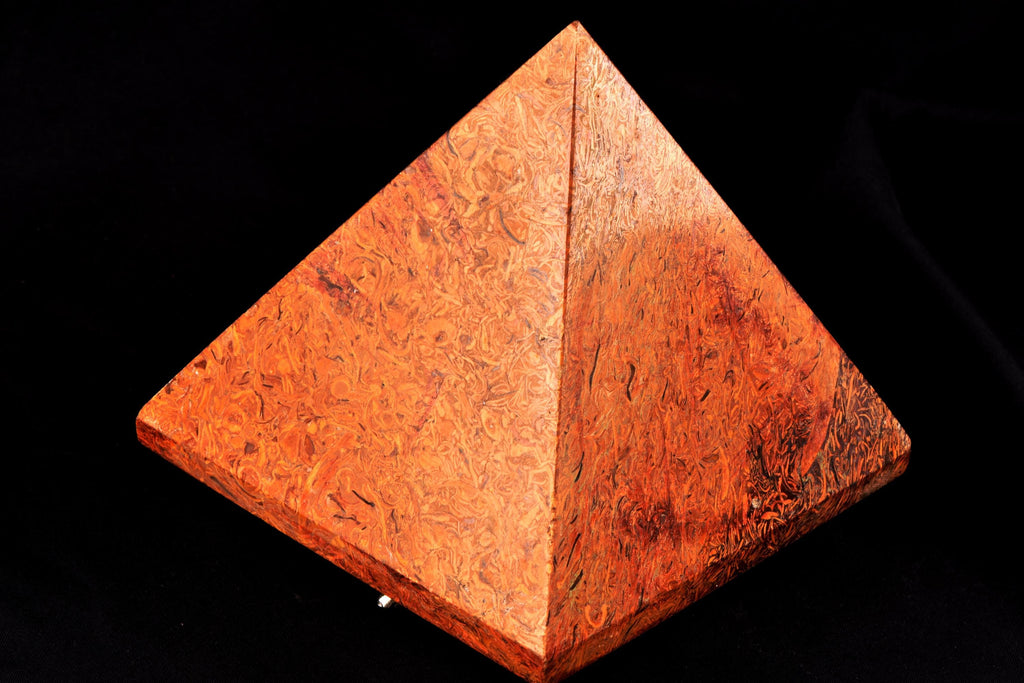 Natural Mirium stone callygraphy stone Mystic Pyramid  7958