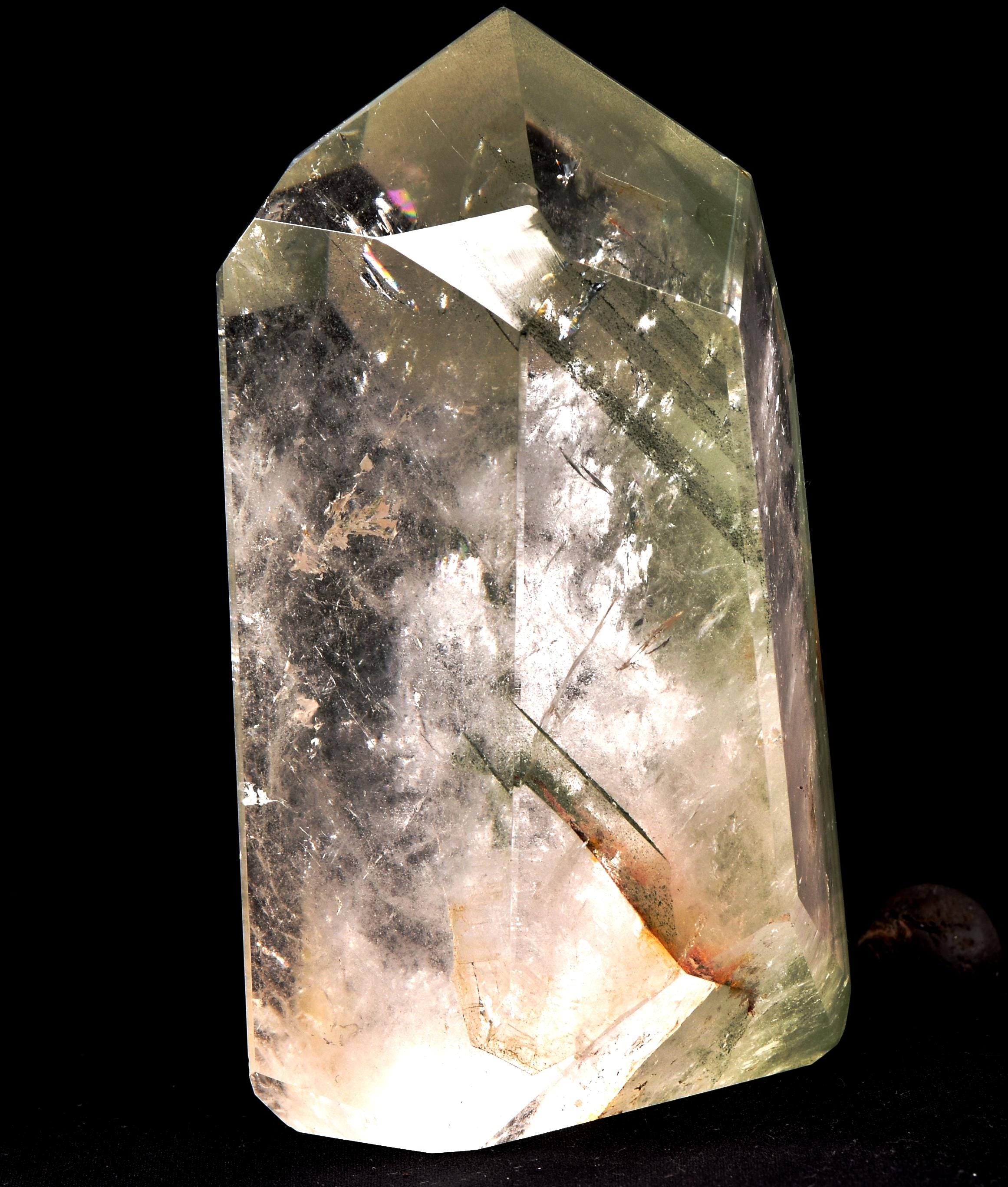 Himalayan green chlorite phantom purifying, detoxifying cleanse the aura, chakras and energy meridians, ancient wisdom   #7931