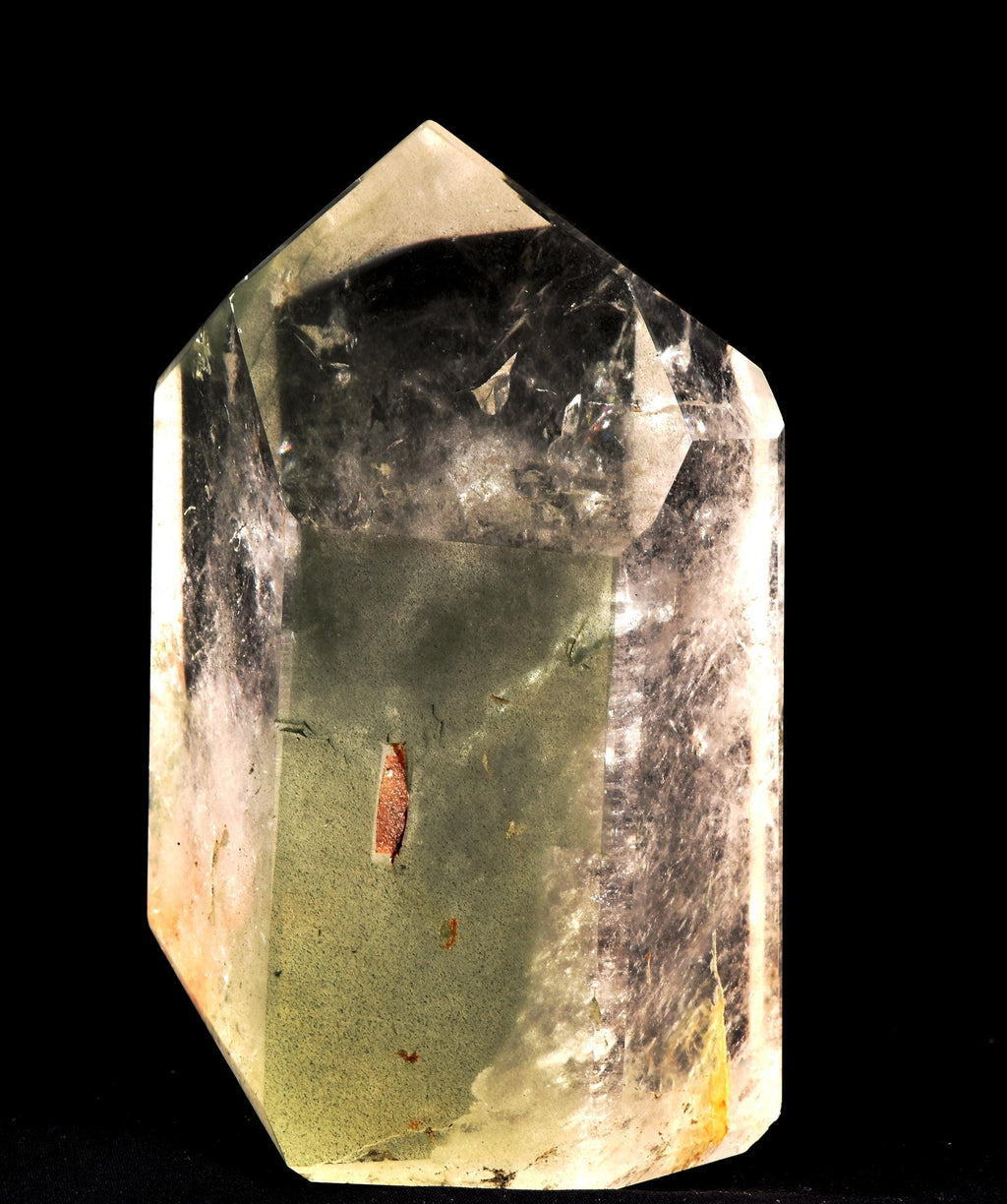 Himalayan green chlorite phantom purifying, detoxifying cleanse the aura, chakras and energy meridians, ancient wisdom   #7931