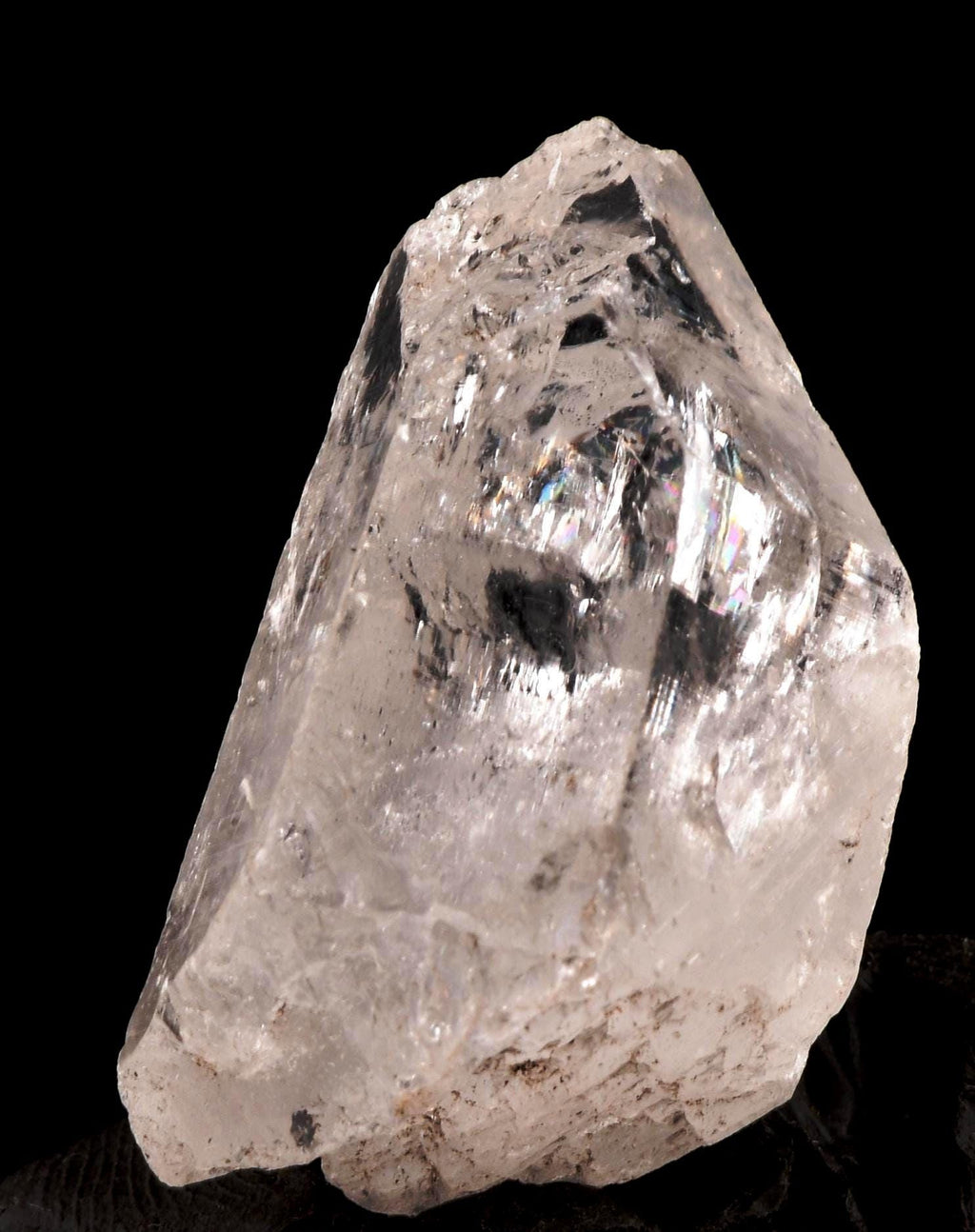 Himalayan  High Frequency Very Powerful  silver lemurian warrior quartz rainbow ancient wisdom #7607