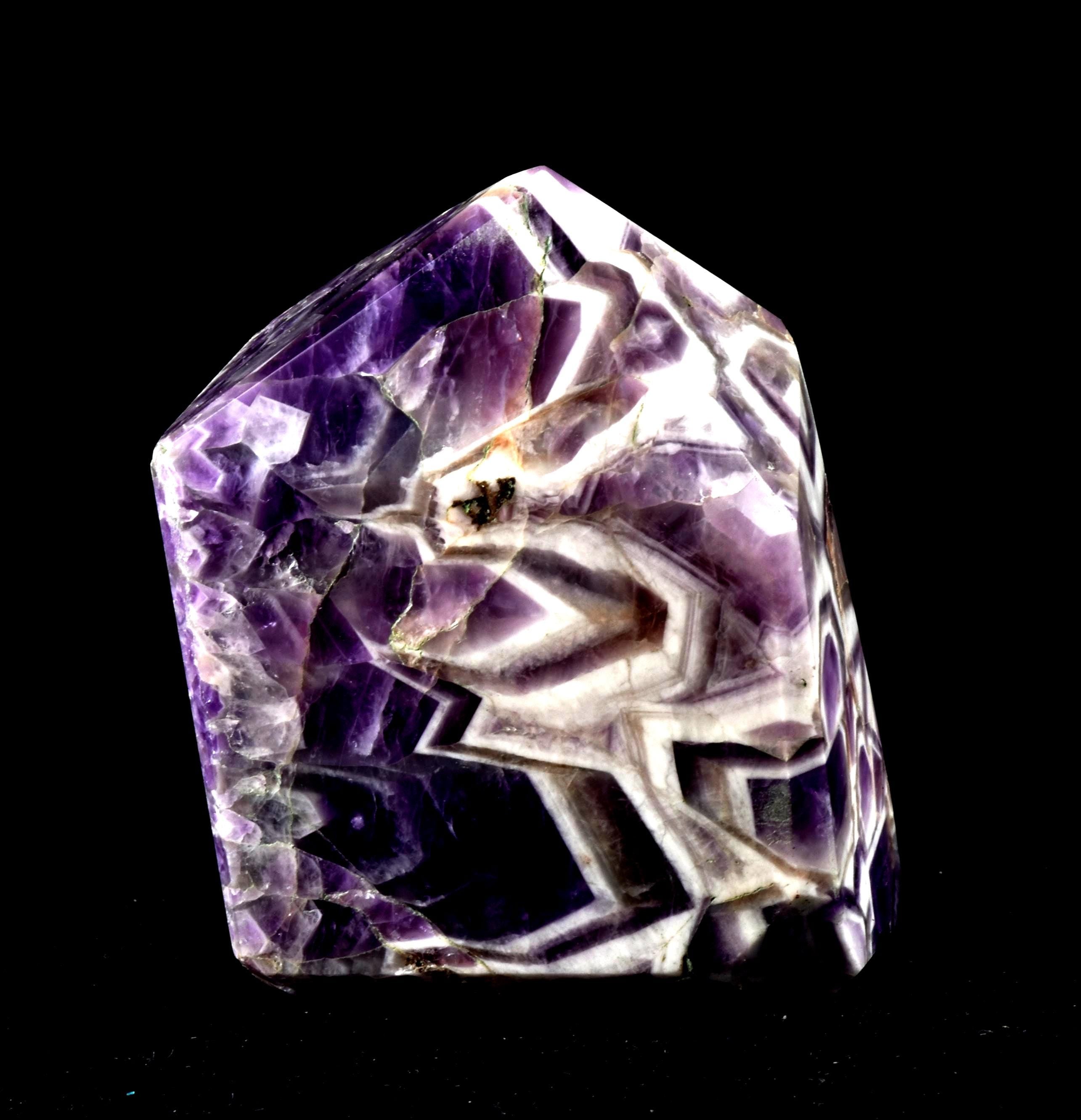 Super seven melody stone  aurolite -23 chevron free form  obelisk 7191