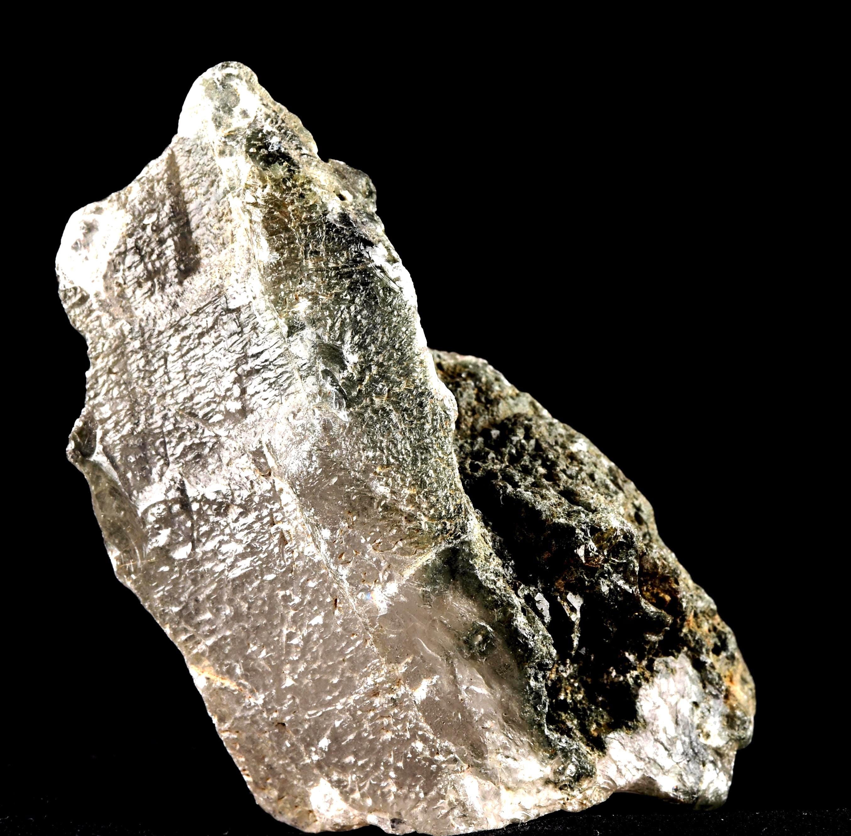 Himalayan green chlorite growth interference ice  Nirvana quartz  ancient wisdom#7572