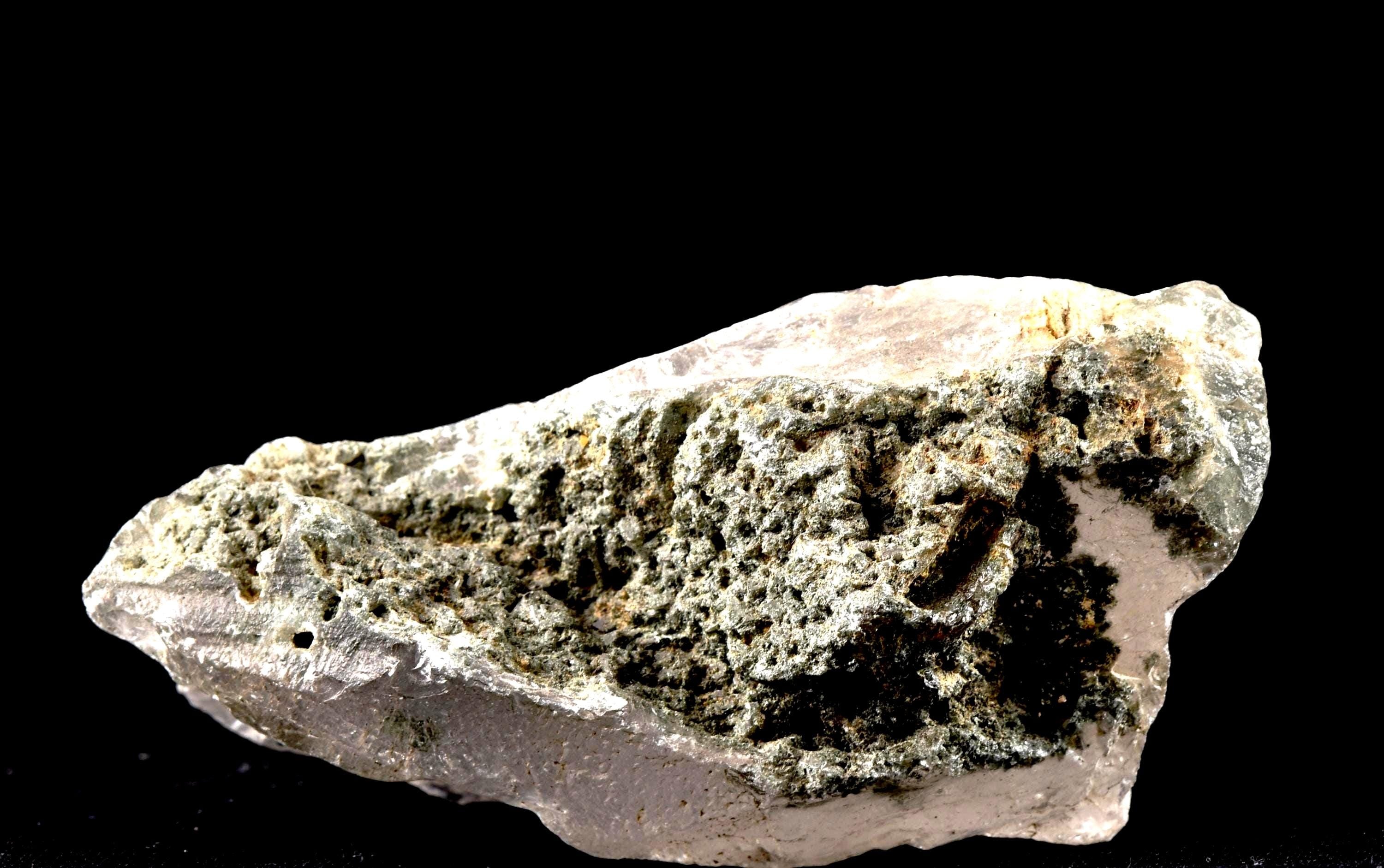 Himalayan green chlorite growth interference ice  Nirvana quartz  ancient wisdom#7572