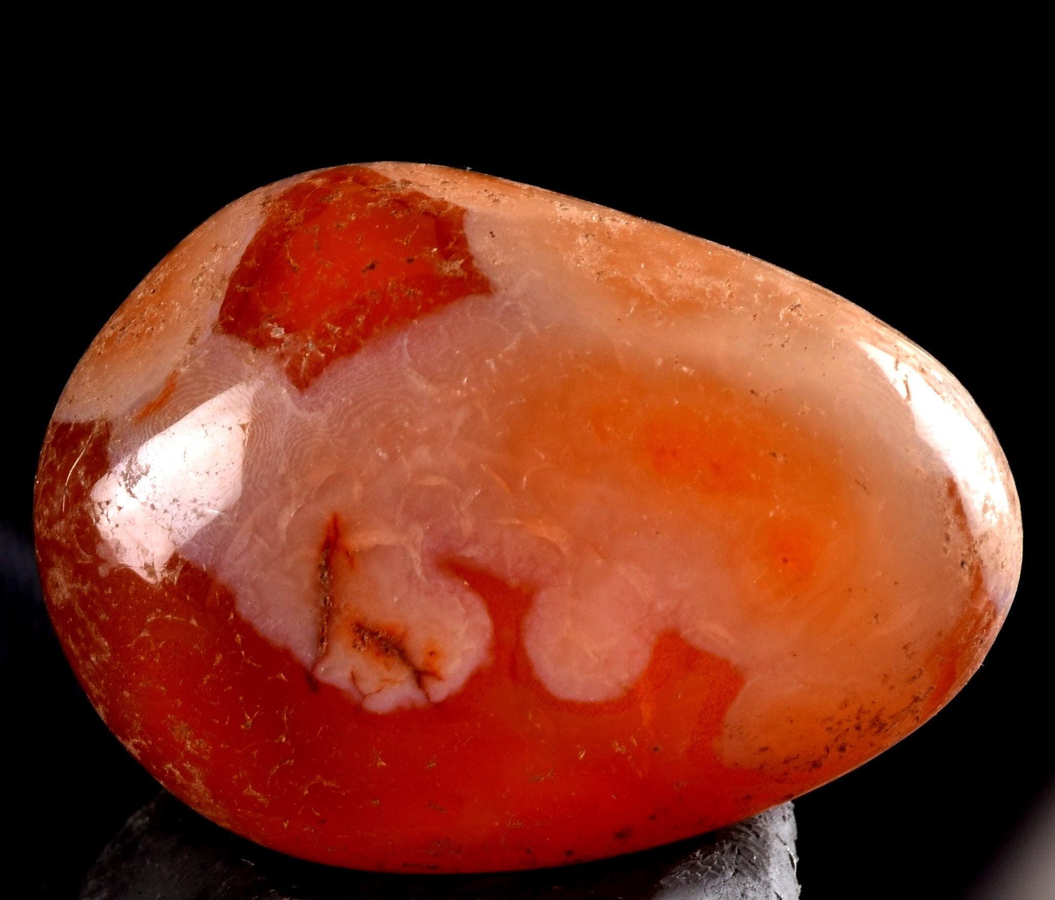 Rare Mystic Sulemani  pink Carnelian natural  stone  7910