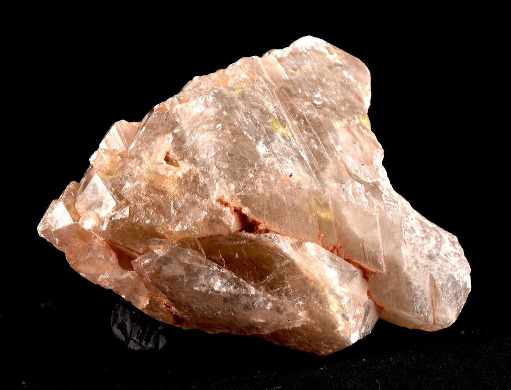 Himalayan Scalar space ship ice quartz gwindel manifestation  trigonic markings and rainbows, deep striated, doorways golden healer #7912