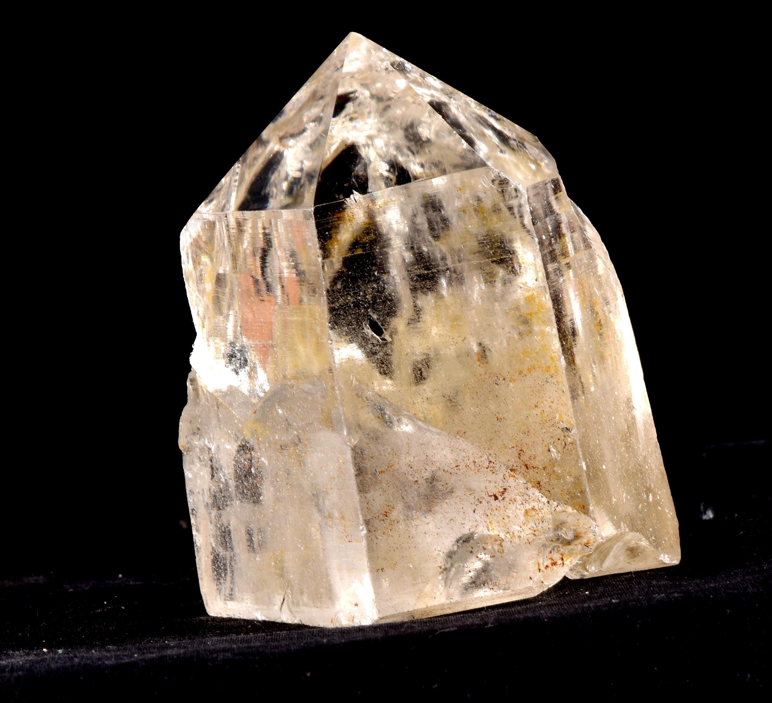 Himalayan smoky bernacle quartz  rainbow genrator with devic windows ancient  wisdom.#7913