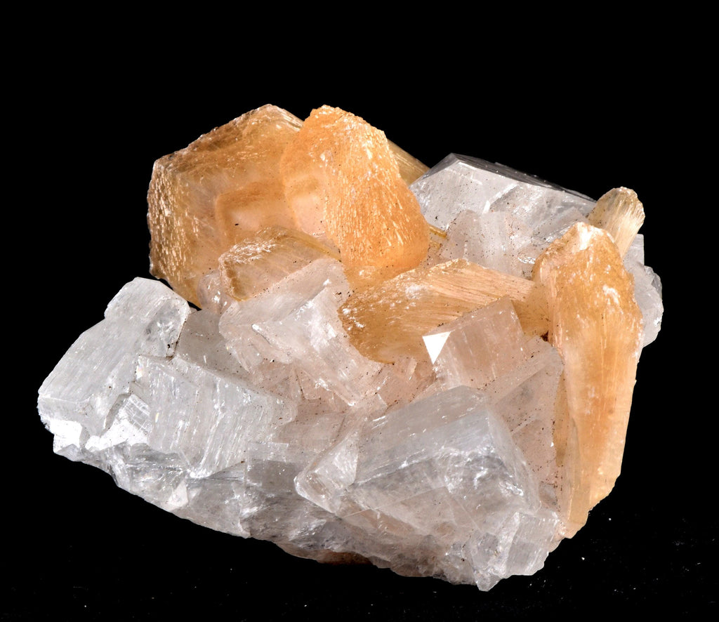 sparkling Apophyllite with stilbite   psychic direction and guidance #7916