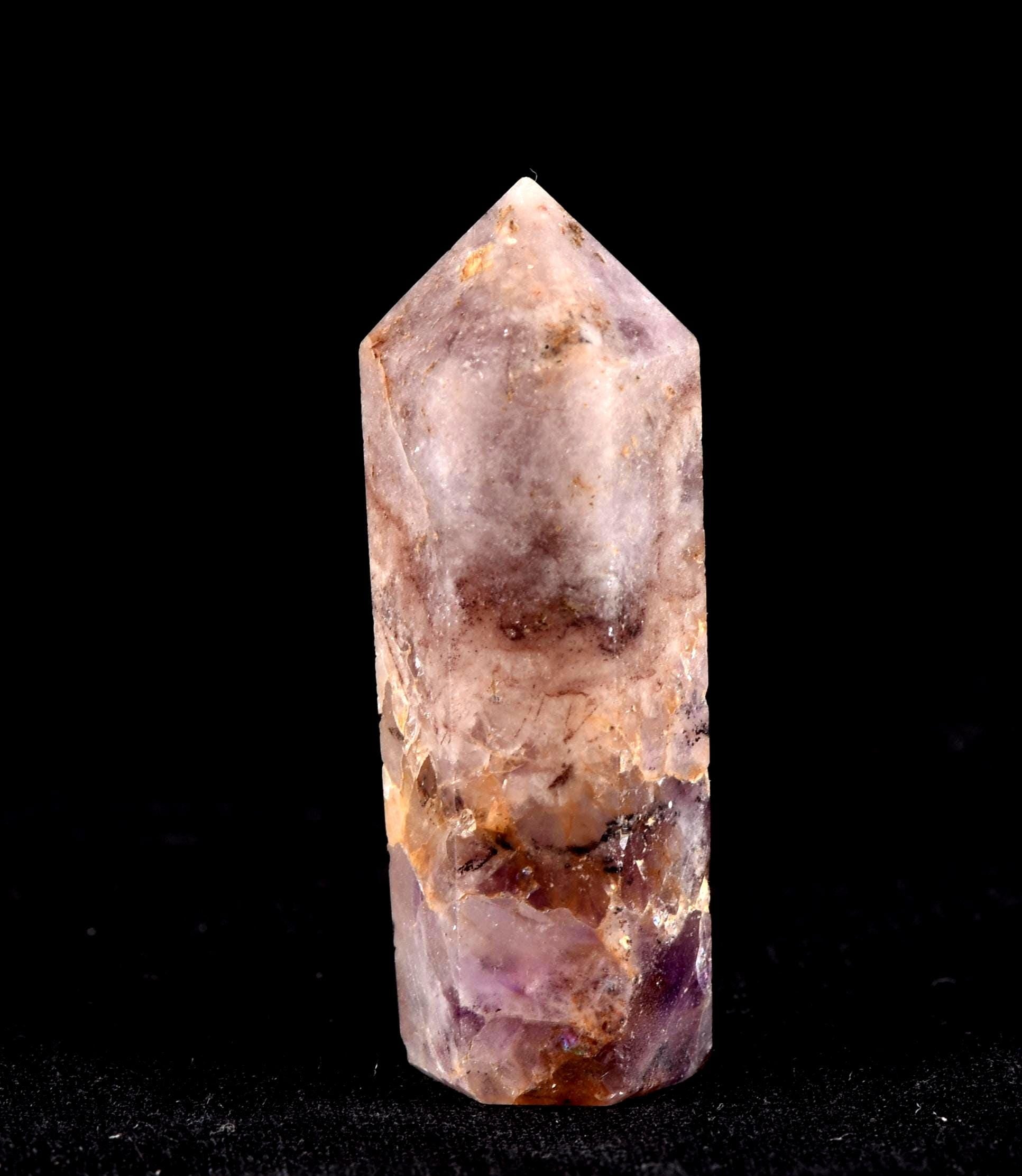 Super seven Melody stone 7 chevron pocket obelisk crystal healing reiki chakra psychic abilities spiritual elevation #6646