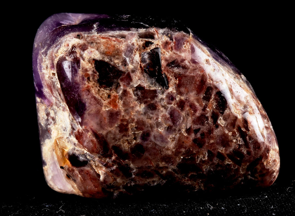 Super seven Melody stone 7 chevron pocket tumble crystal healing reiki chakra psychic abilities spiritual elevation #7183